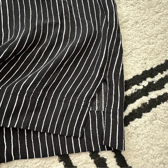 Madewell Black Striped Novel T-shirt Mini Dress - Picture 7 of 8